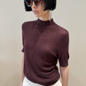Red Knit Top